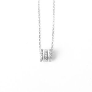 S925 sterling silver necklace small waist pendant clavicle chain