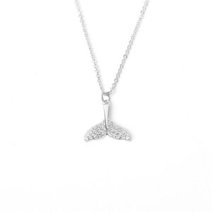 S925 sterling silver necklace mermaid tail pendant clavicle chain