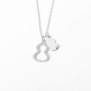 S925 sterling silver necklace hoist pendant clavicle chain
