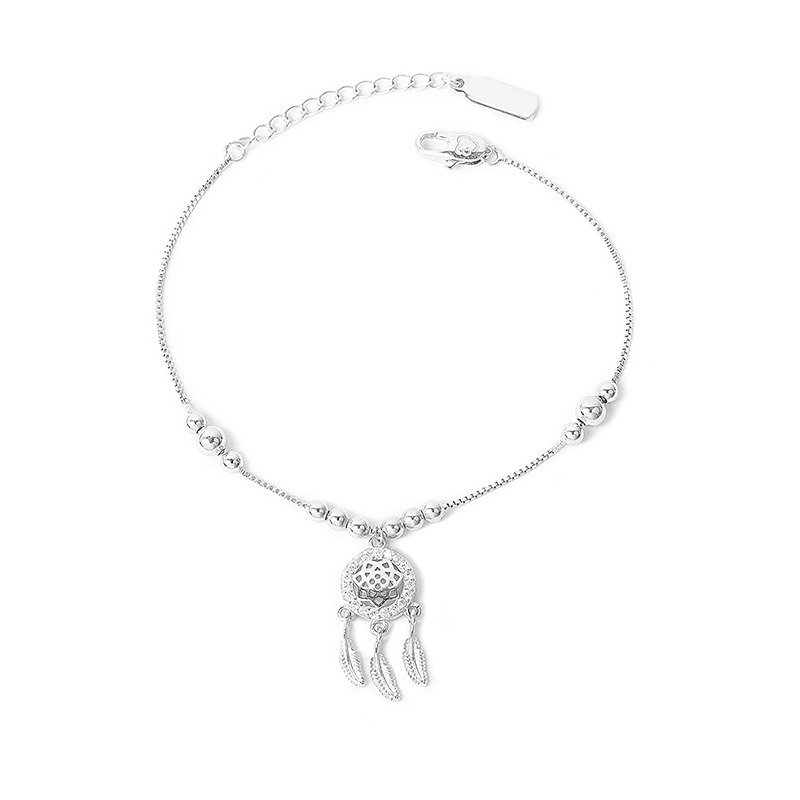 S925 sterling silver bracelet dreamcatcher bracelet