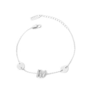 S925 sterling silver bracelet with three circles bracelet
