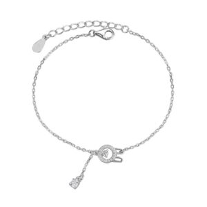 S925 sterling silver bracelet rabbit bracelet