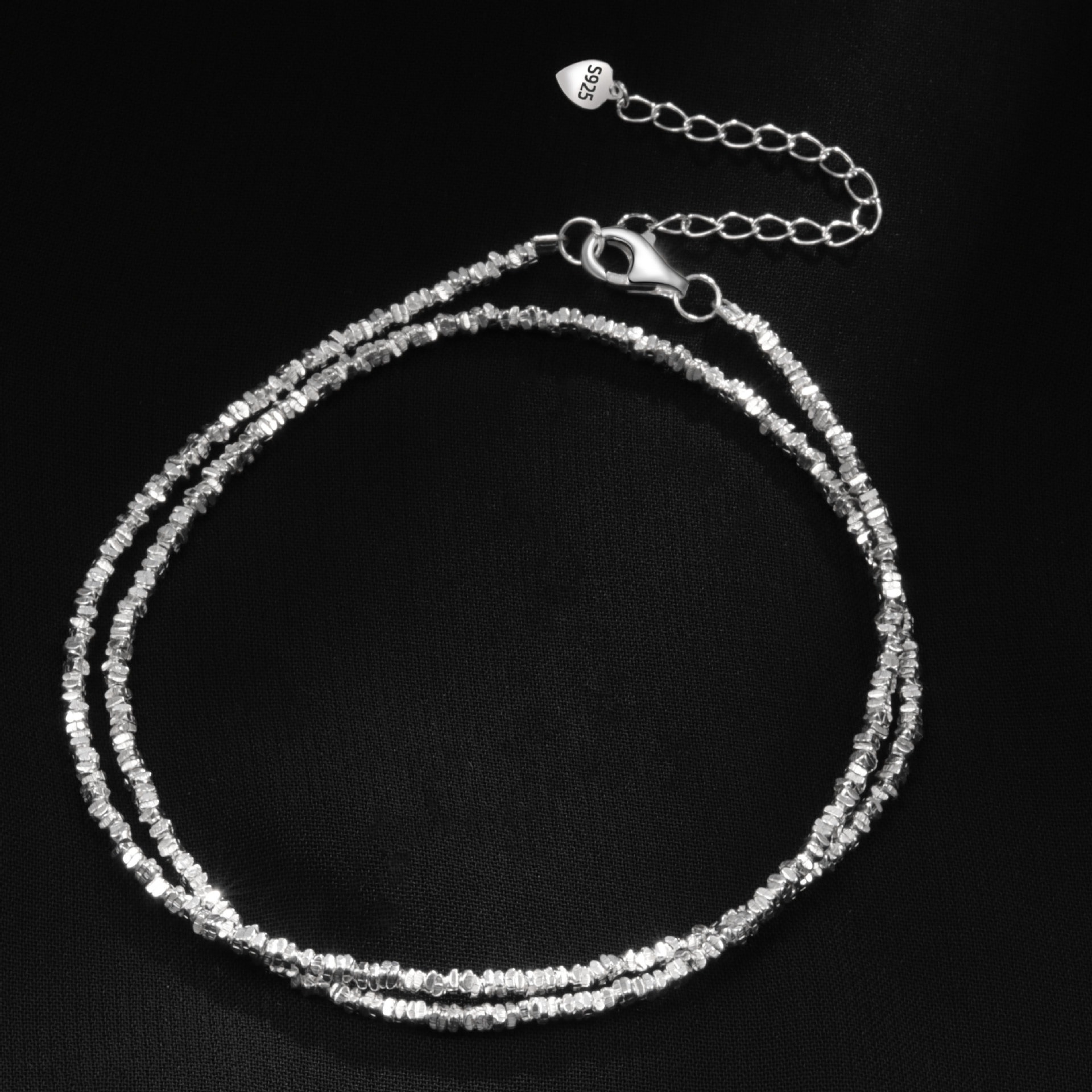S925 sterling silver necklace clavicle chain - Image 2