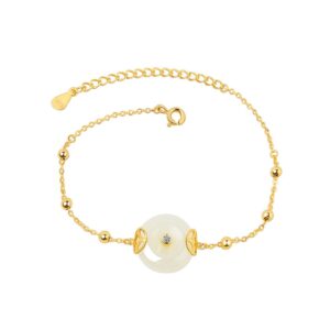 S925 sterling silver bracelet and Tian Yu Ping An clasp bracelet