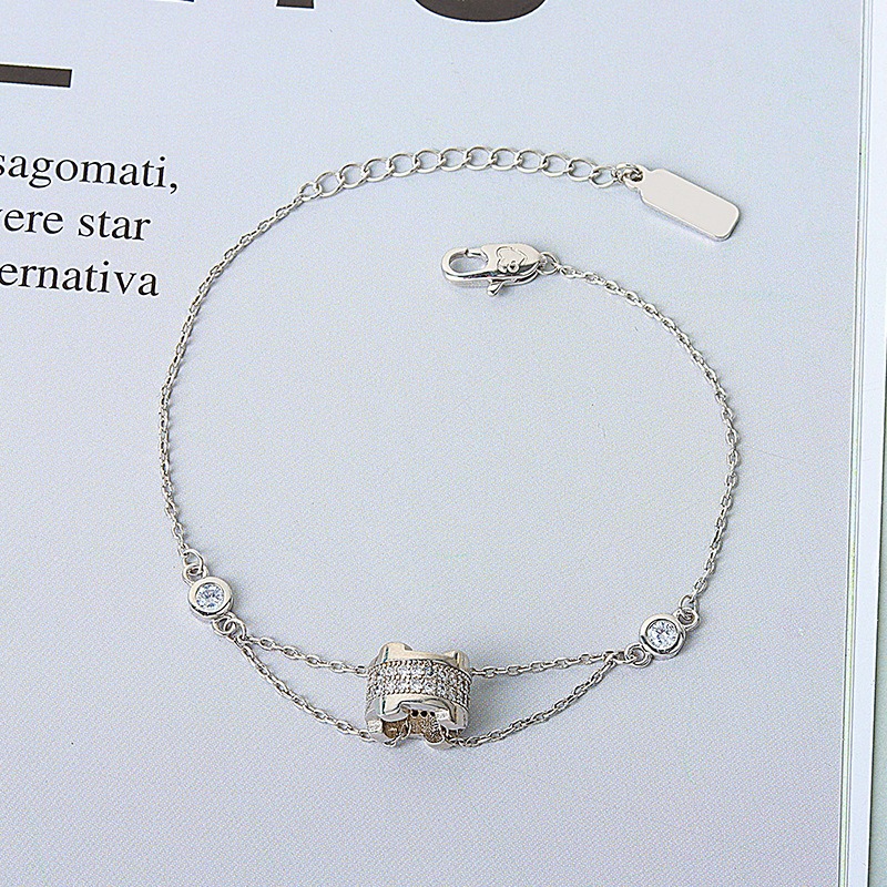 S925 sterling silver bracelet small waist bracelet - Image 3