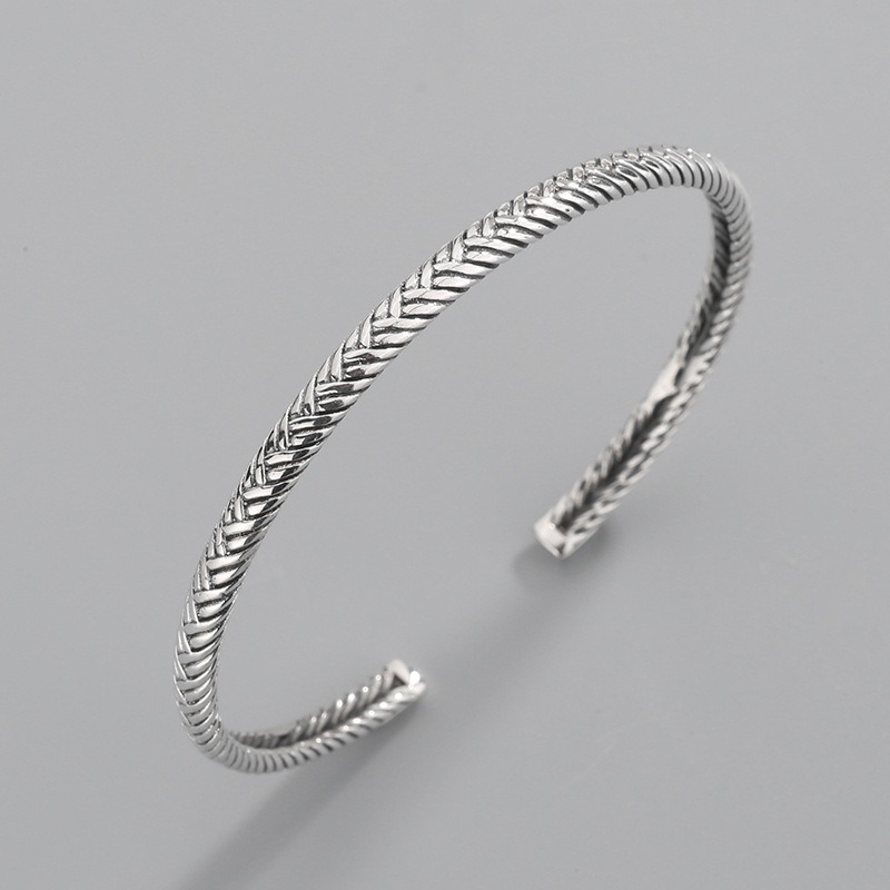 S925 sterling silver bracelet vintage bracelet - Image 2
