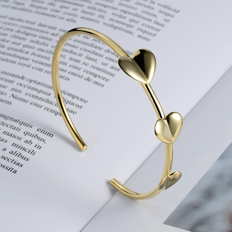 S925 sterling silver bracelet heart bracelet - Image 2