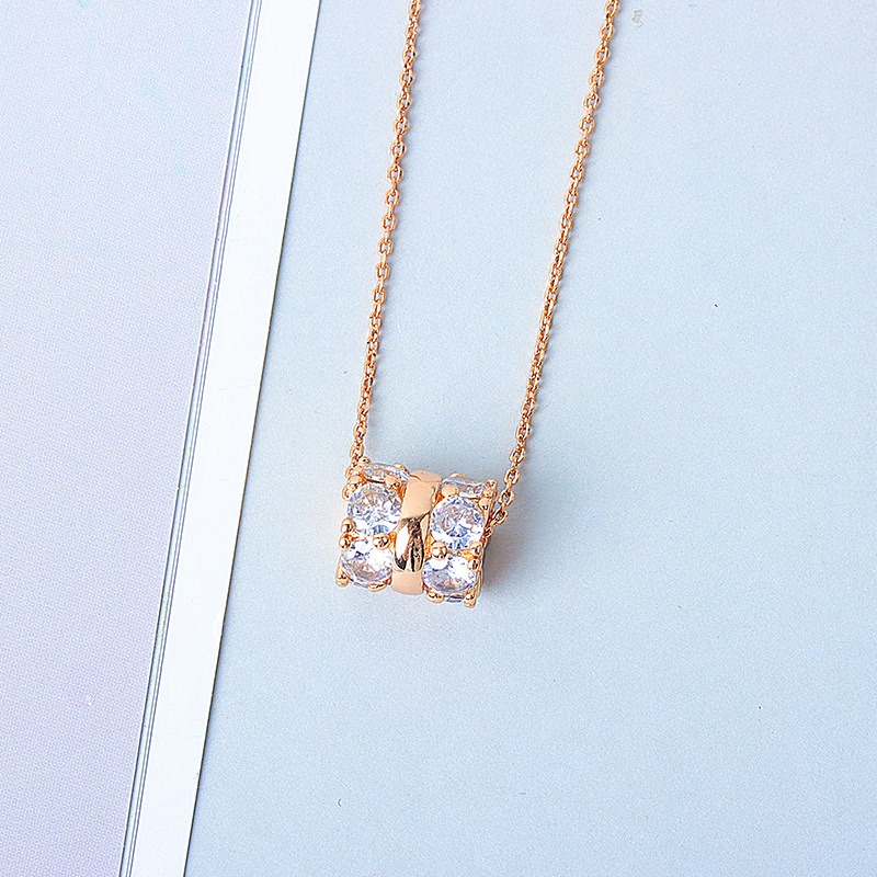 S925 sterling silver necklace small waist pendant clavicle chain - Image 2