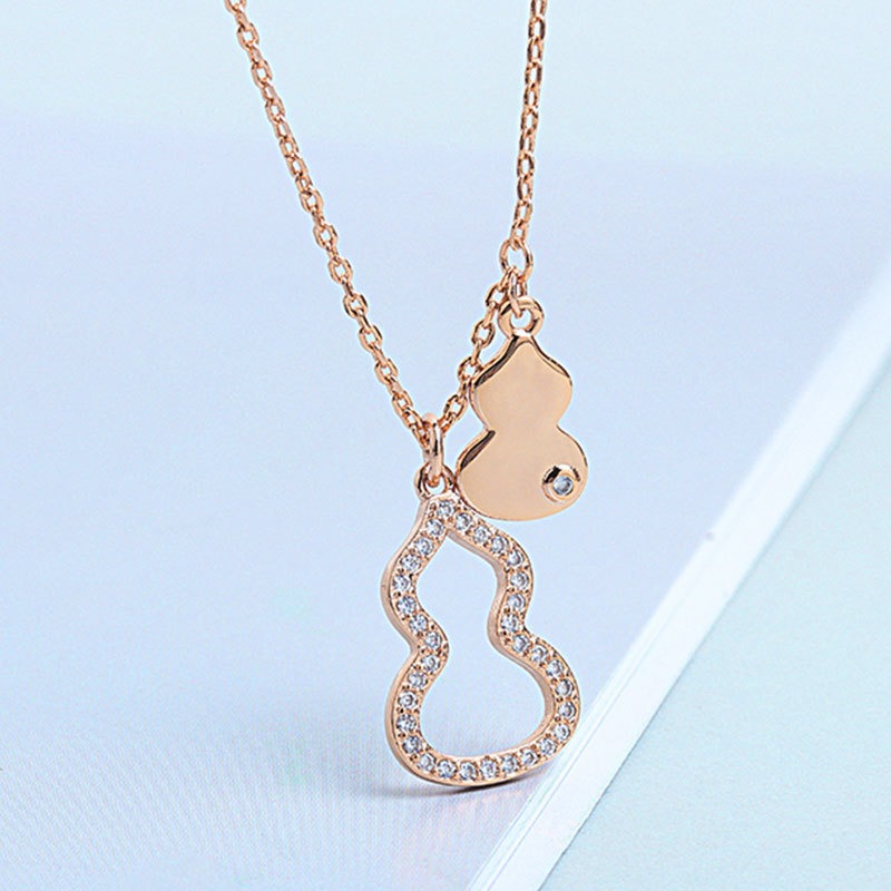 S925 sterling silver necklace hoist pendant clavicle chain - Image 2
