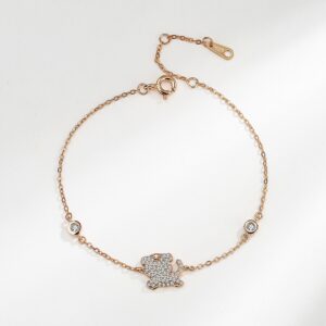 S925 sterling silver bracelet tiger bracelet