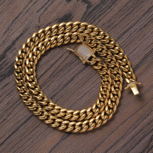 Hip Hop Cuban Chain 8mm Chain Stainless Steel Necklace