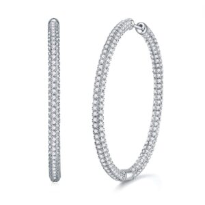 Moissanite S925 sterling silver earrings