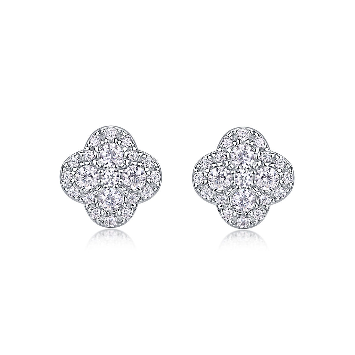 Moissanite S925 sterling silver earrings - Image 2