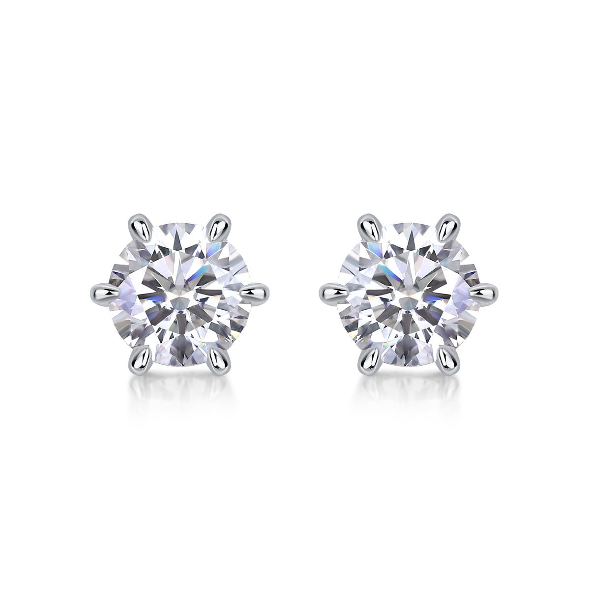 Moissanite S925 sterling silver earrings - Image 2