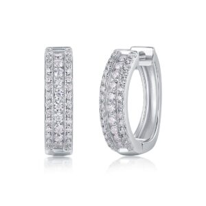 Moissanite S925 sterling silver earrings