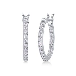 Moissanite S925 sterling silver earrings