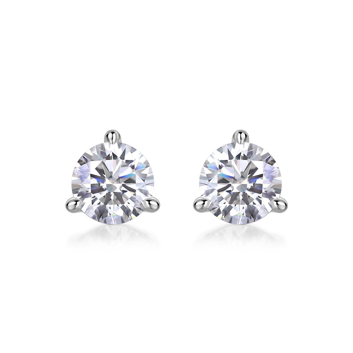 Moissanite S925 sterling silver earrings - Image 2