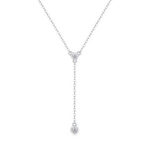 High quality moissanite pendant necklace 925 silver GRA certificate moissanite
