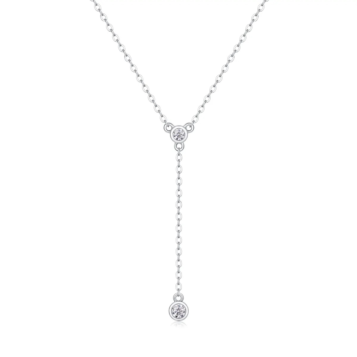 High quality moissanite pendant necklace 925 silver GRA certificate moissanite