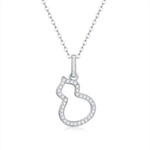 One Carat Moissanite Diamond Chain Necklace