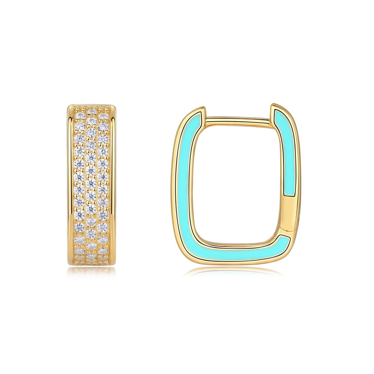 Moissanite S925 sterling silver earrings