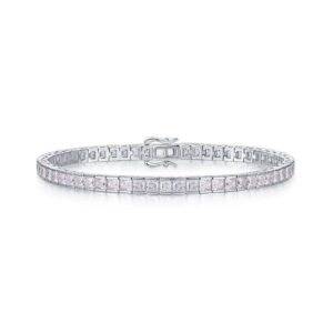 D VVS moissan ite tennis bracelets for women men with gra 925 silver bracelet