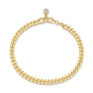 Bold Cuban Link Bracelet S925 Sterling Silver Gold Plated Stylish and Durable Design for Men and Women Perfect for Daily Wear