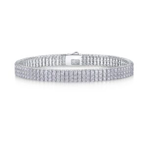 Factory Price Jewelry Luxury 925 Sterling Silver VVS Moissanite Diamond Iced Out Link Bracelet