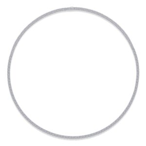 New Arrival Minimalist 925 Sterling Silver Bead Link Chain White Gol Moissanite Trendy Necklace For Gift