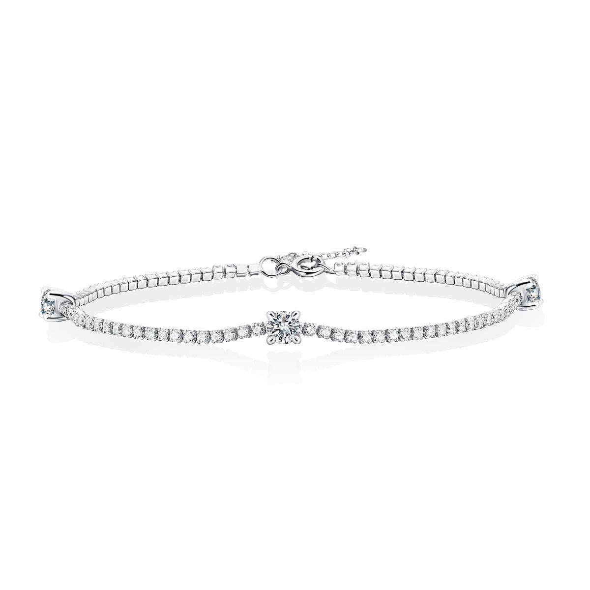 S925 Sterling Silver Bracelet Fresh Star Bracelets For Women Personality Round Bead Bracelet Korean Fashion