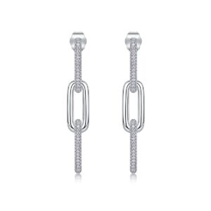 Moissanite S925 sterling silver earrings