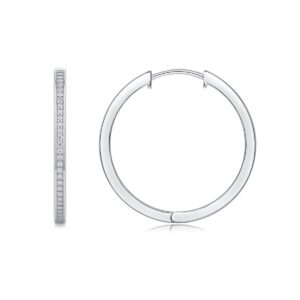 Moissanite S925 sterling silver earrings