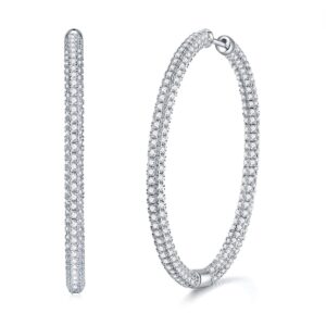 Moissanite S925 sterling silver earrings