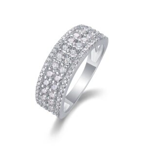 S925 Silver Ring Moissanite Ring Jewelry Custom D Color Engagement Ring Deluxe Sense