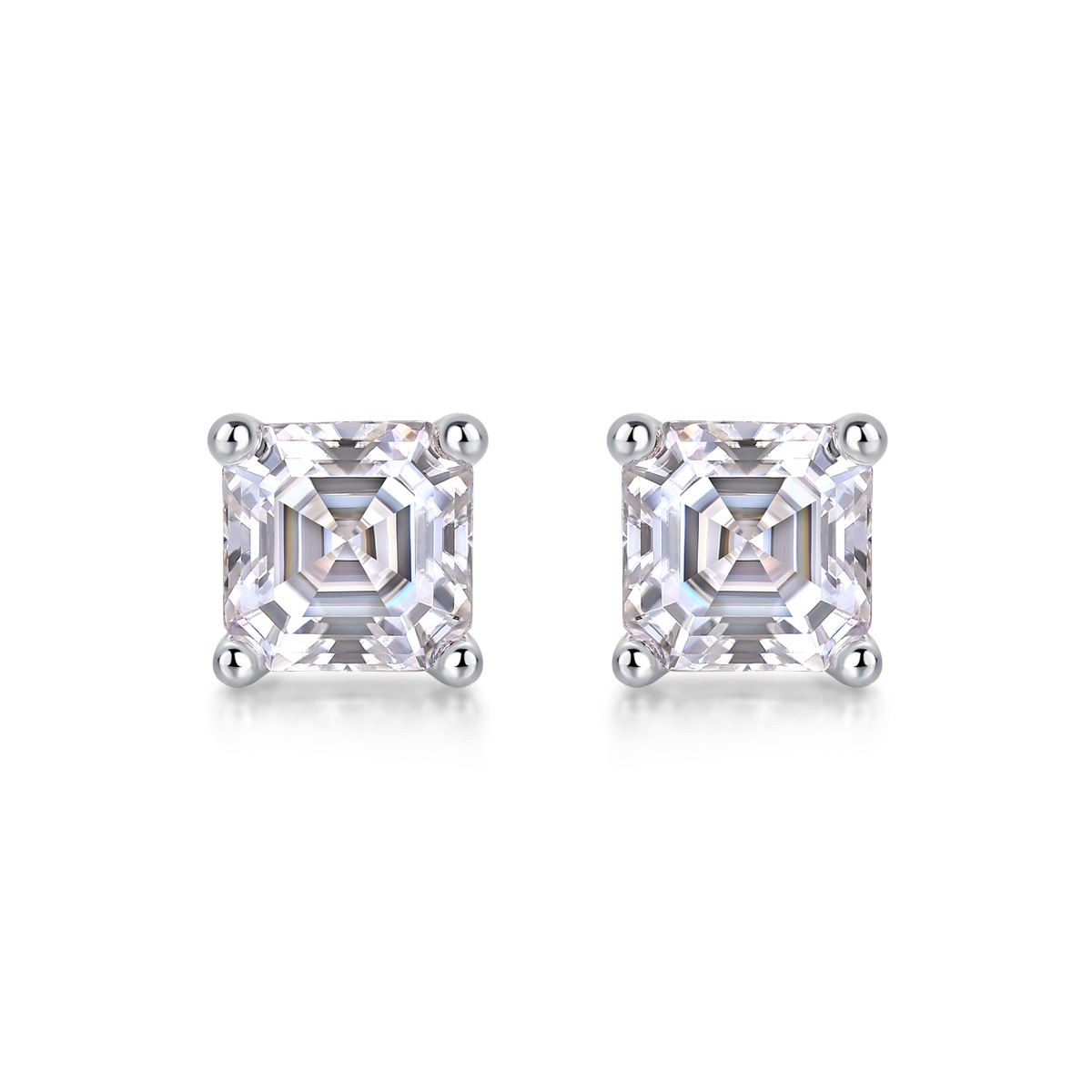 Moissanite S925 sterling silver earrings - Image 2