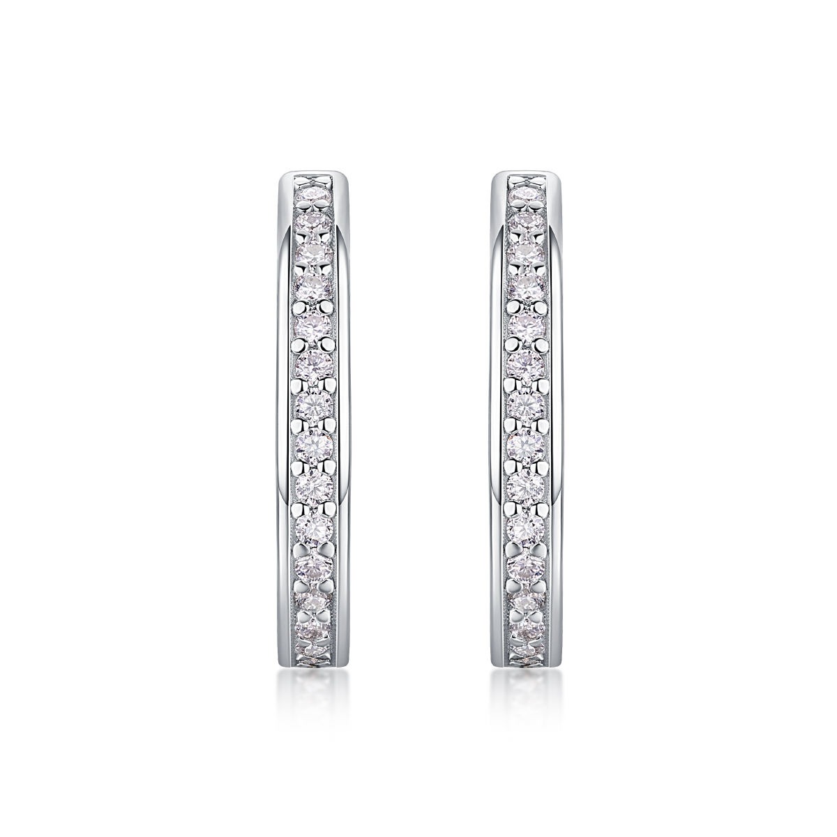 Moissanite S925 sterling silver earrings - Image 2