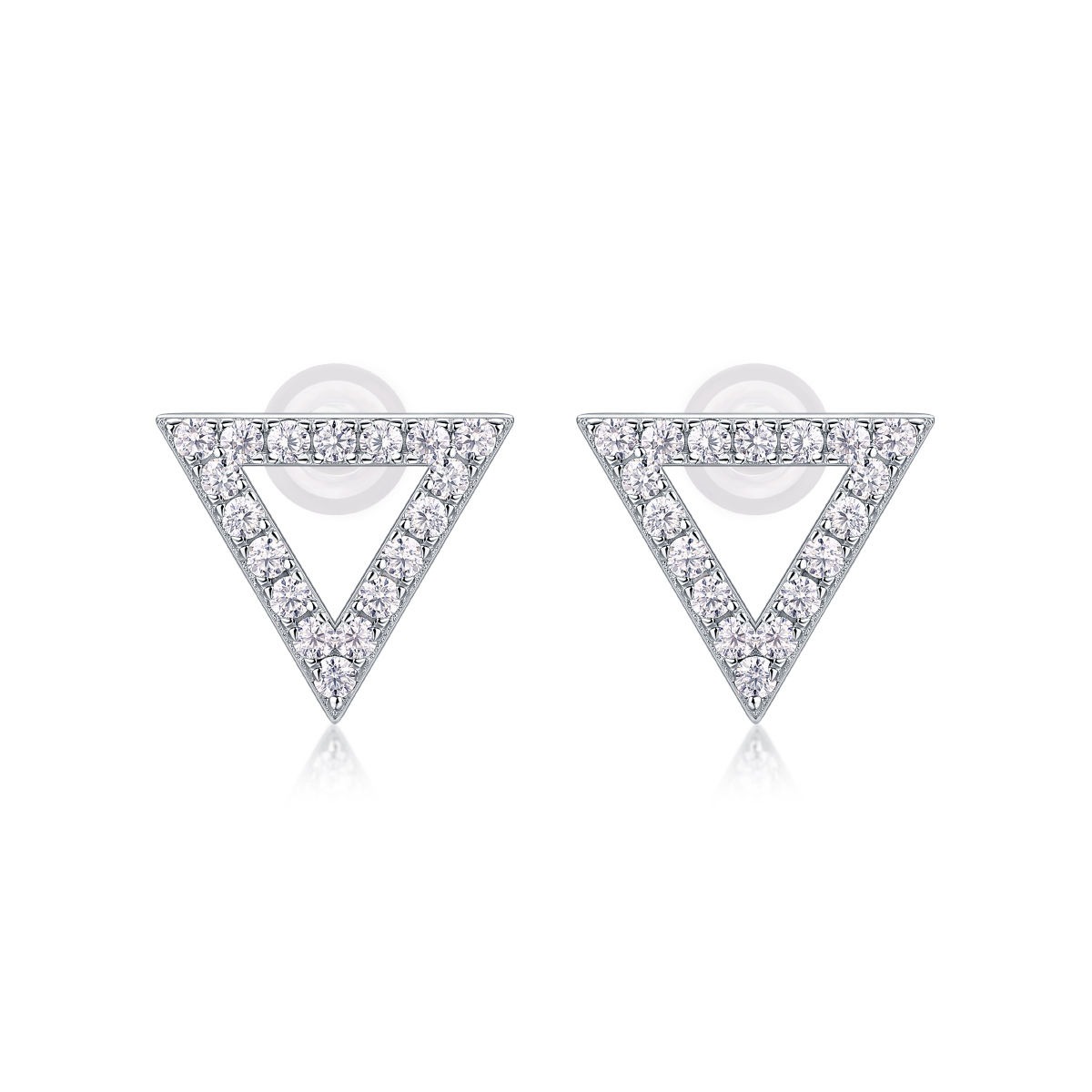 Moissanite S925 sterling silver earrings - Image 2