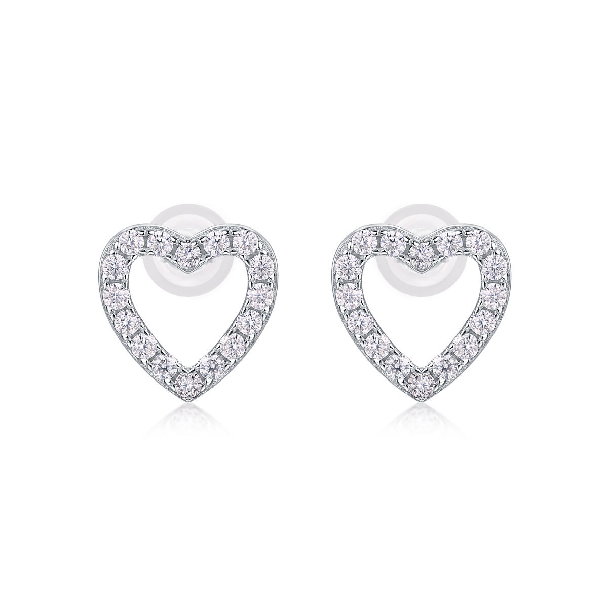 Moissanite S925 sterling silver earrings - Image 2