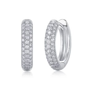 Moissanite S925 sterling silver earrings