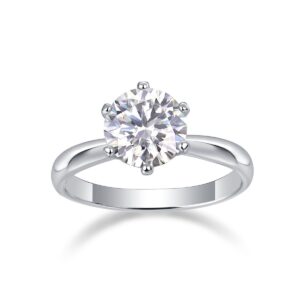 S925 Silver moissanite Ring VVS Baguette lab grown diamond Cross Ring 925 sterling silver moissanite rings
