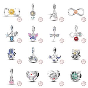 S925 Sterling Silver Beads DIY Beaded Jewelry Accessories