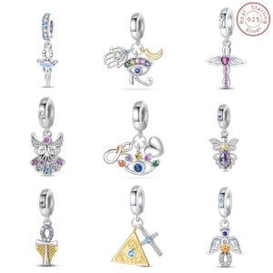 S925 sterling silver beads DIY jewelry accessories