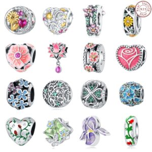 S925 Sterling Silver Beaded DIY Bracelet Accessories