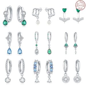 S925 sterling silver stud earrings