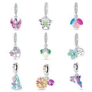 S925 sterling silver beaded luminous bracelet accessory