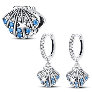 S925 sterling silver beaded shell bracelet accessory