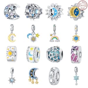 S925 Sterling Silver Beaded DIY Bracelet Accessories