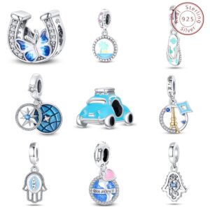 S925 Sterling Silver Beaded DIY Bracelet Accessories