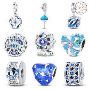 S925 Sterling Silver Beaded DIY Bracelet Accessories