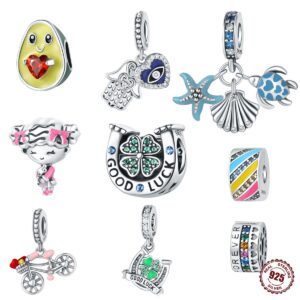 S925 Sterling Silver Beaded DIY Bracelet Accessories